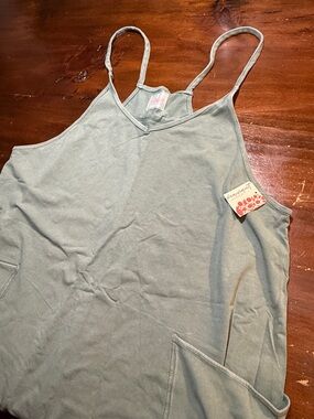 NWT FREE PEOPLE MOVEMENT HOT SHOT LIGHT SAGE GREEN ONESIE❤️